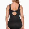 Miraclesuit Plus Size Colorblock Touche Badpak Uit Een Stuk