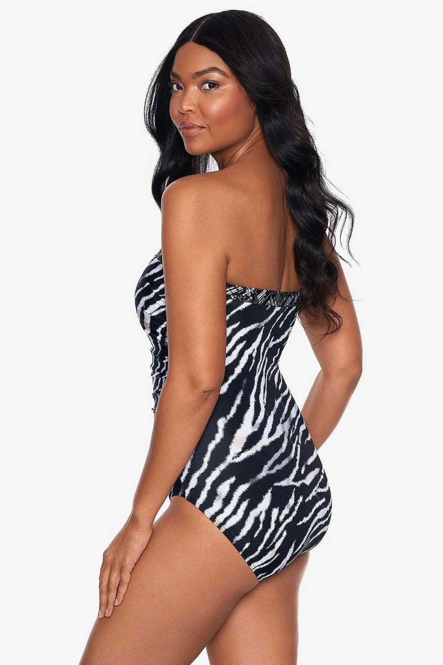 Miraclesuit Tigre Sombra Avanti Bandeau-Badpak