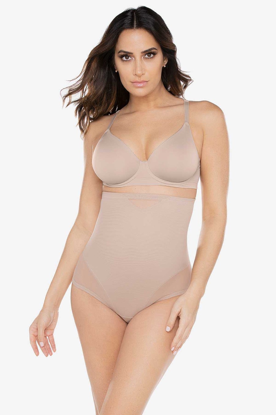 Miraclesuit Doorschijnende X-Firm Hoge Taille String