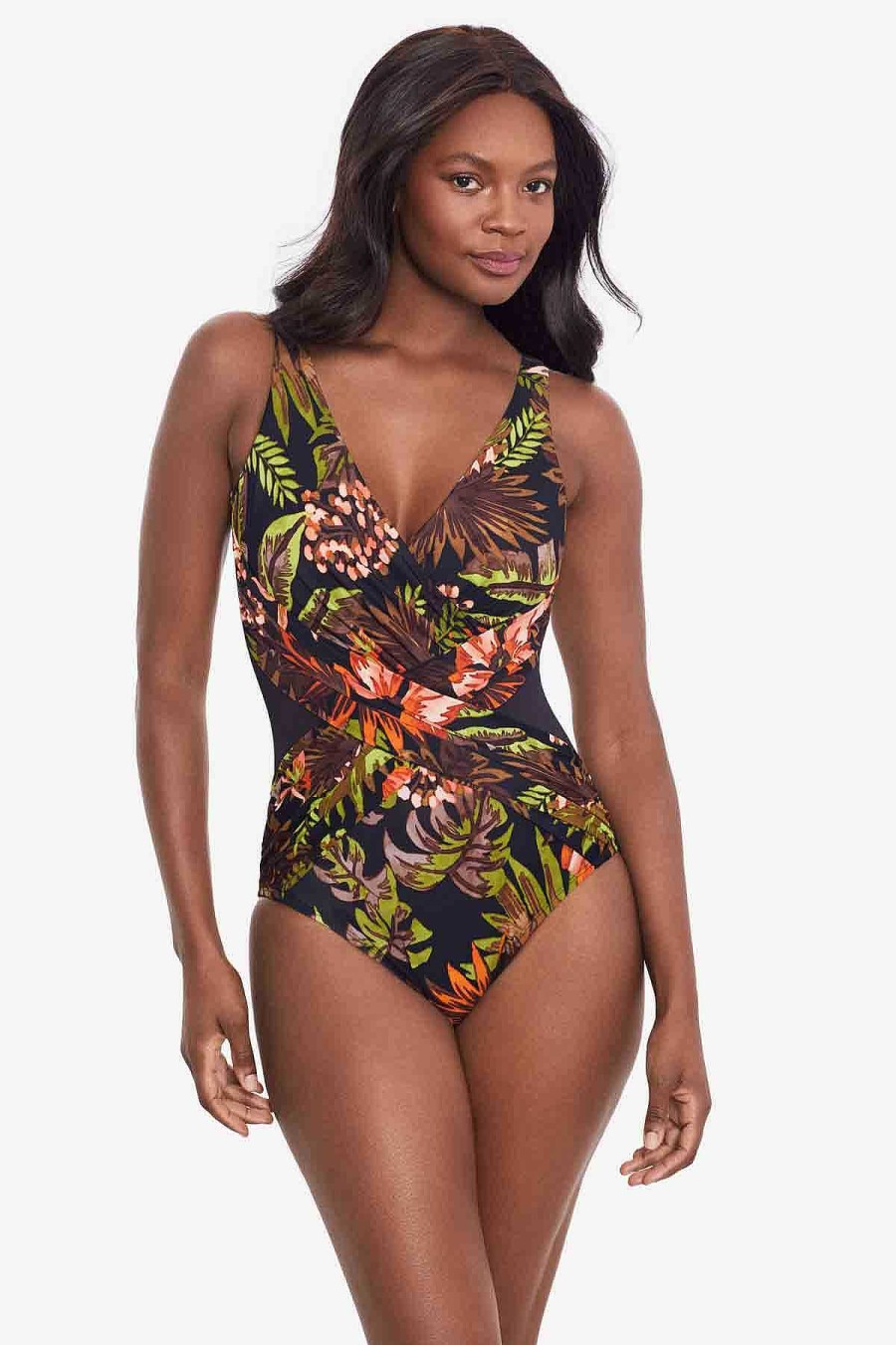 Miraclesuit Botanico Crossover Badpak Uit Een Stuk