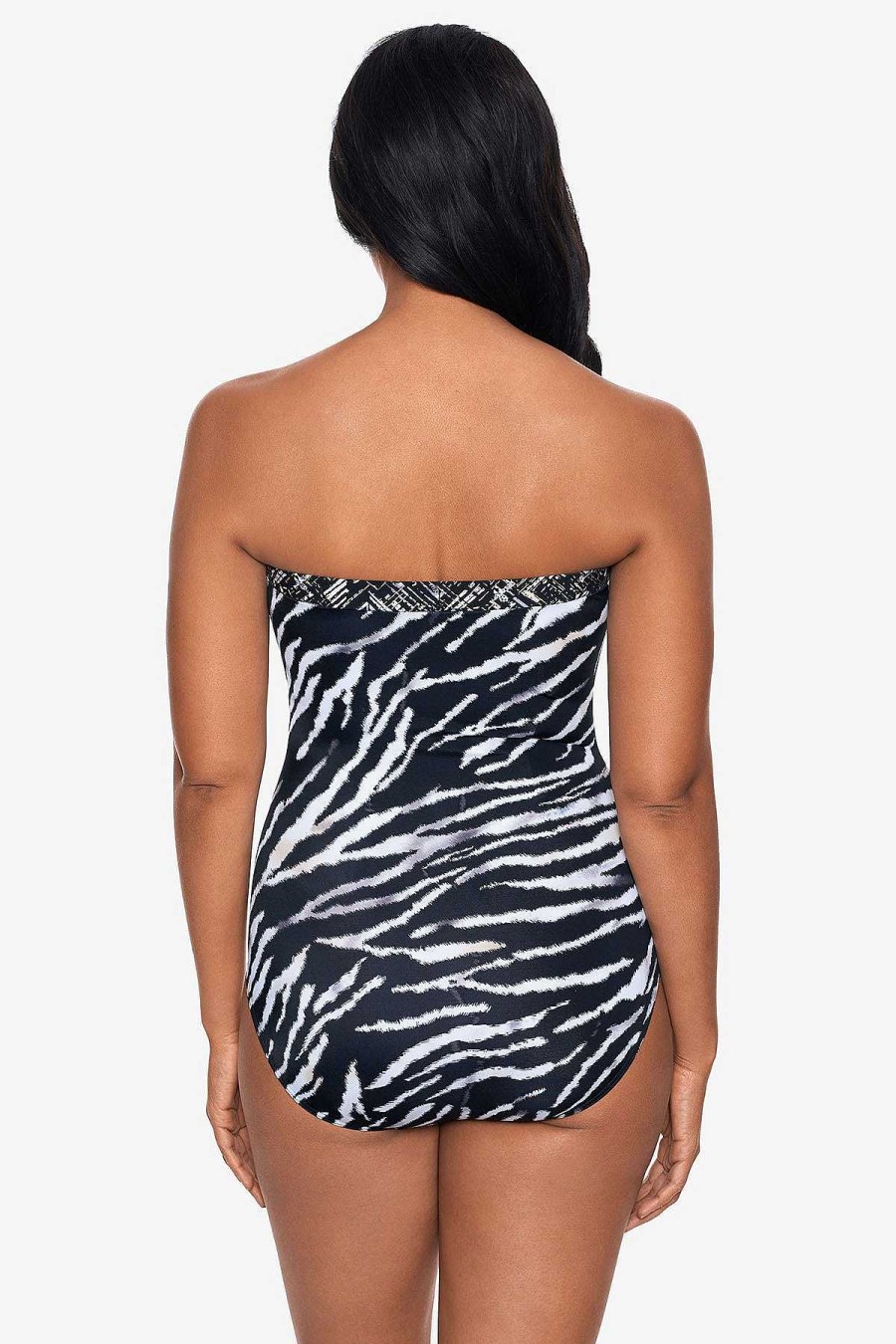 Miraclesuit Tigre Sombra Avanti Bandeau-Badpak