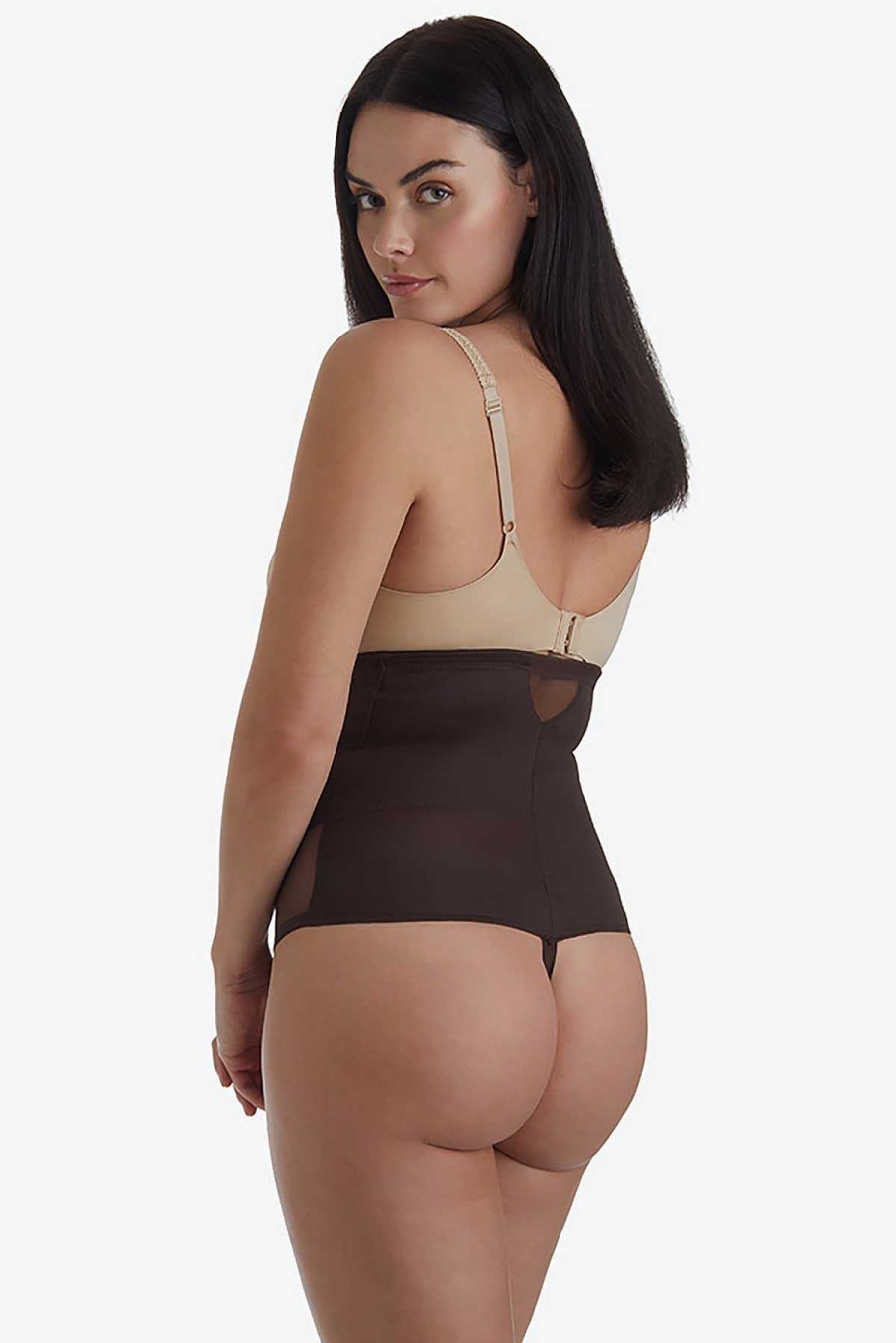 Miraclesuit Doorschijnende X-Firm Hoge Taille String