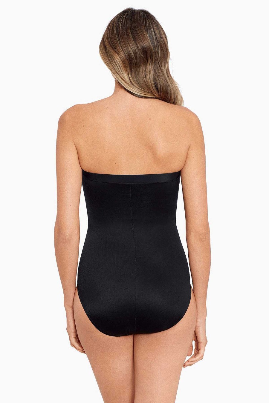 Miraclesuit Lang Torso Avanti Bandeau Badpak Uit Een Stuk