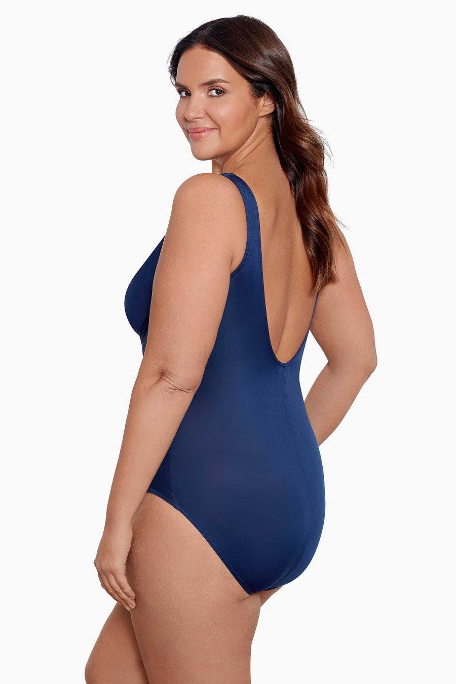 Miraclesuit Plus Size Crossover Badpak Uit Een Stuk