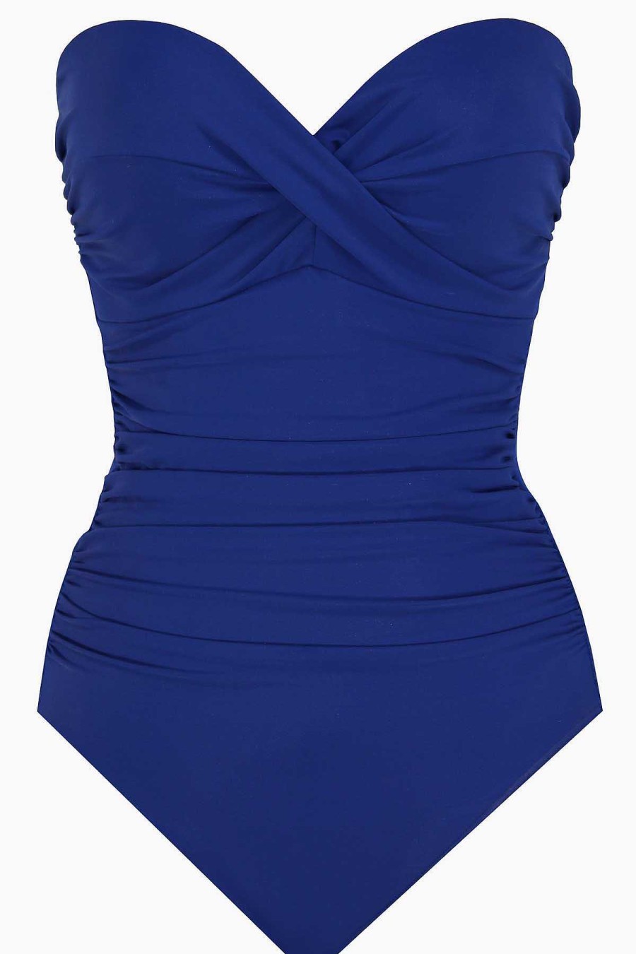 Miraclesuit Rock Solid Madrid Bandeau-Badpak Uit Een Stuk