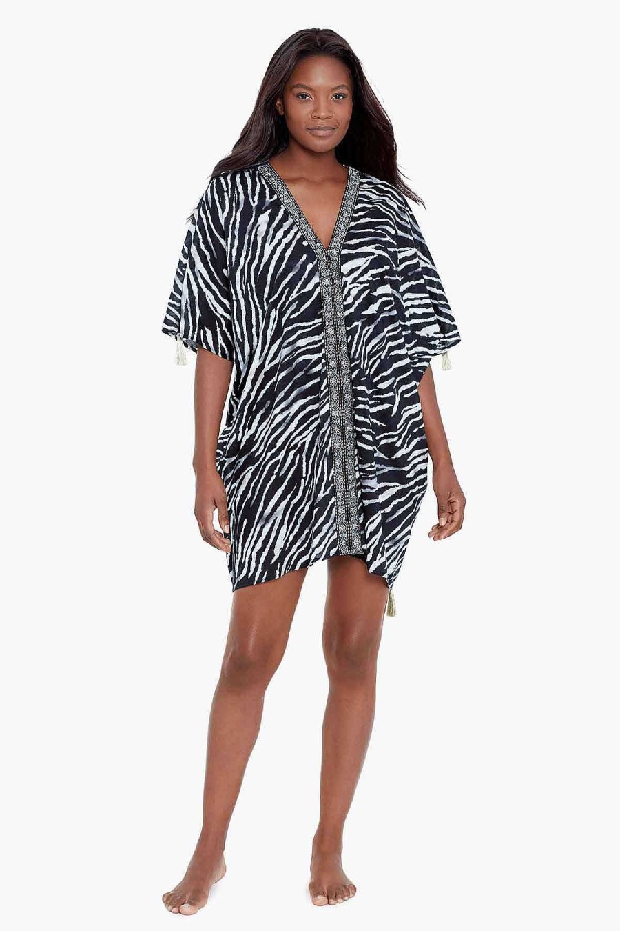 Miraclesuit Tigre Sombre Caftan Zwembedekking