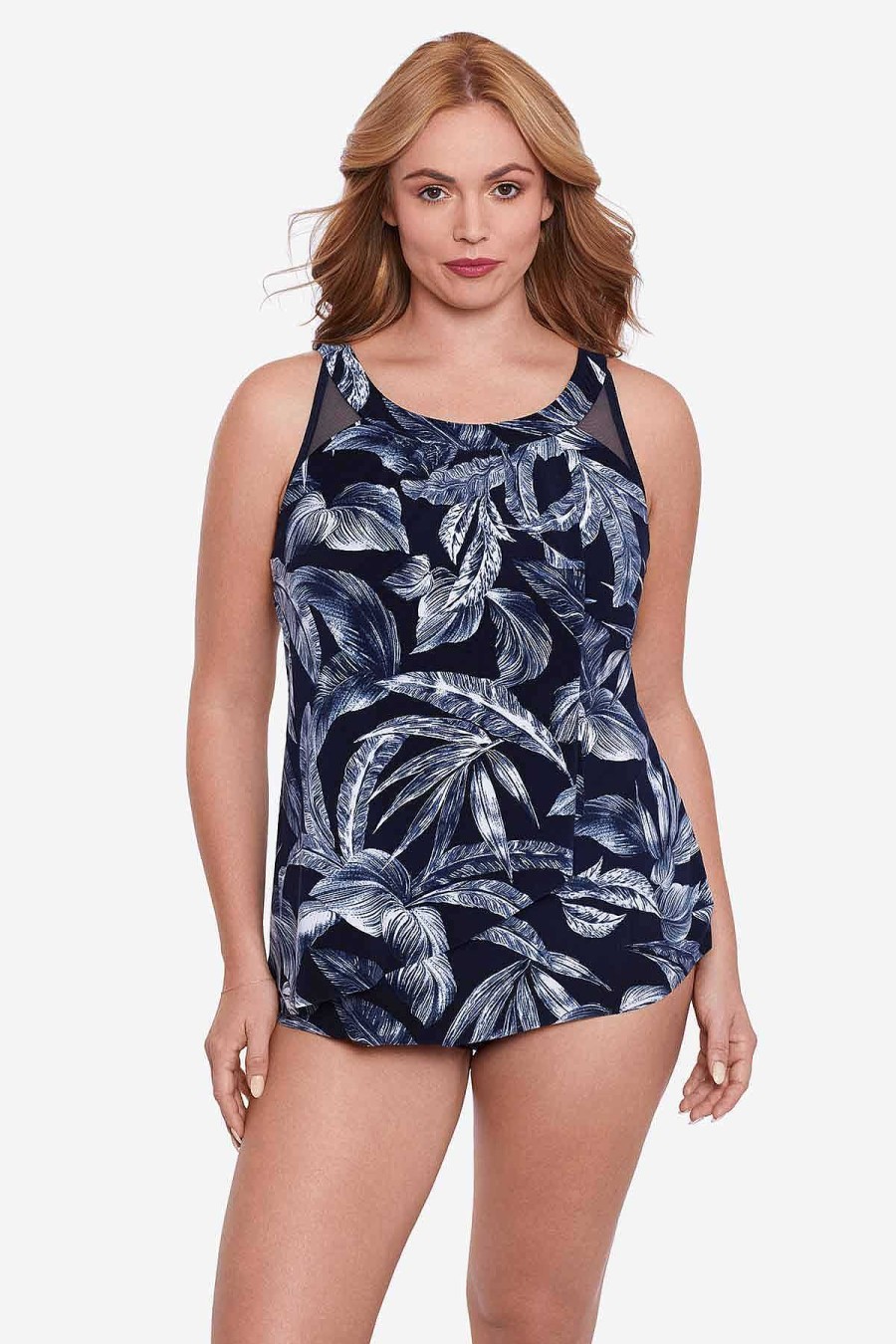 Miraclesuit Plus Size Tropica Toile Ursula Tankinitop